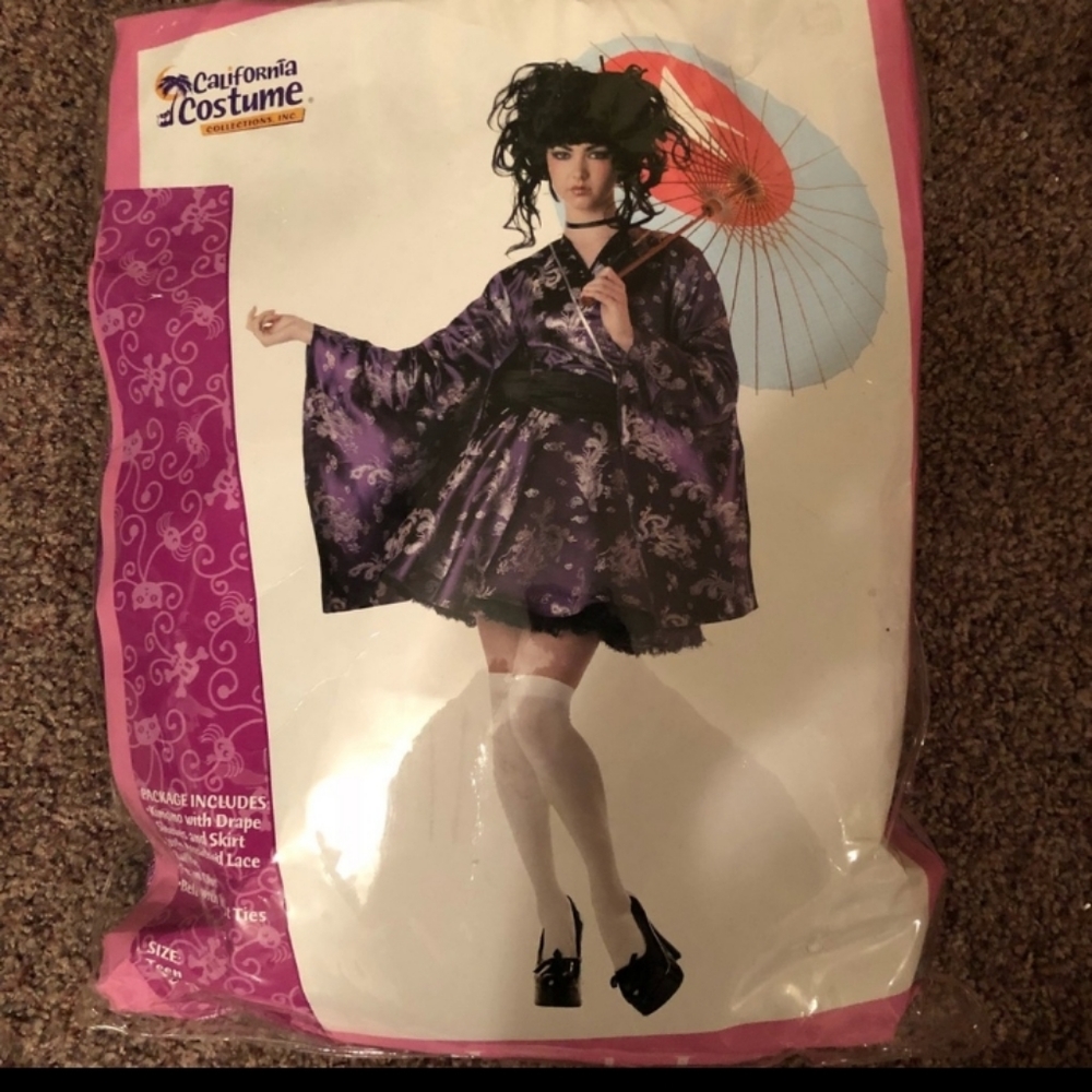 Geisha Halloween Costume size 7-9